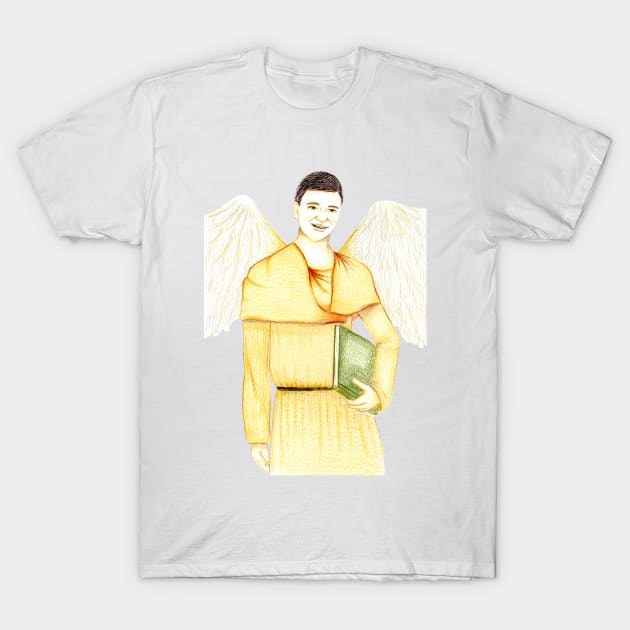 Archangel Jophiel Carrier of Wisdom- White T-Shirt by EarthSoul